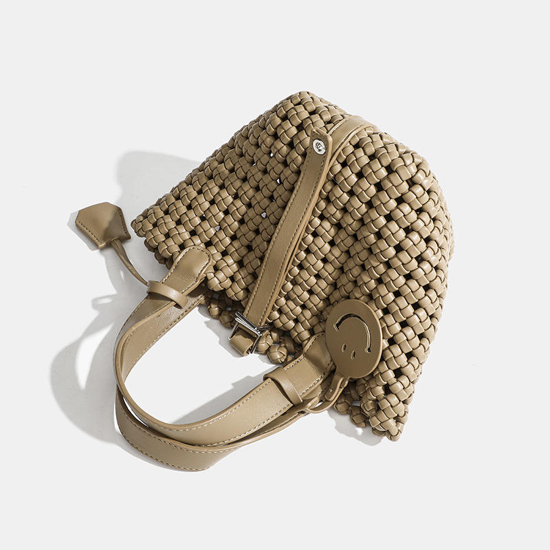 Nylon Neoprene Woven Handbag