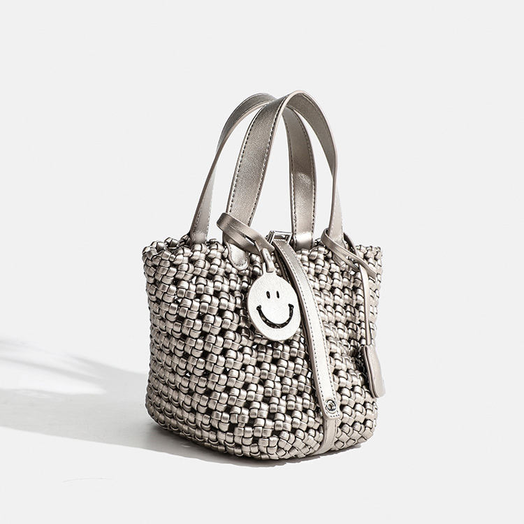 Nylon Neoprene Woven Handbag