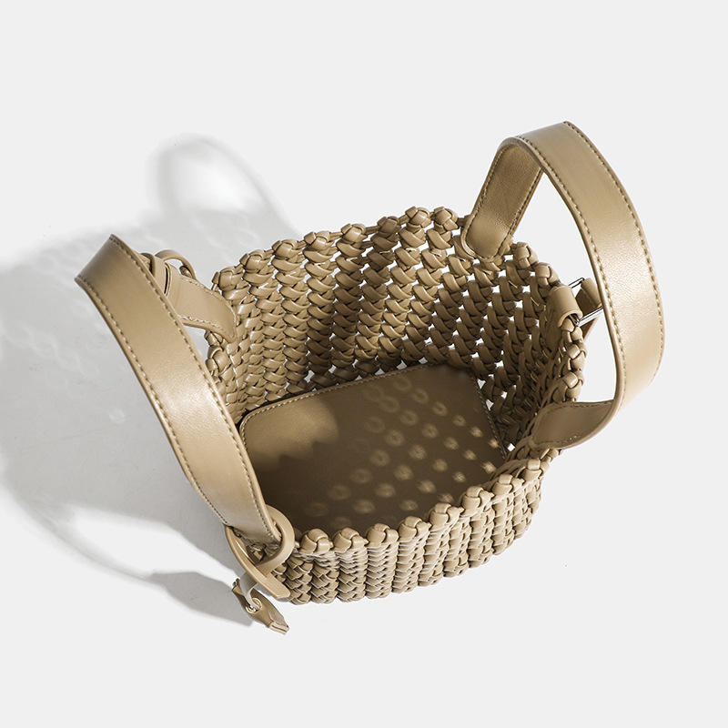 Nylon Neoprene Woven Handbag