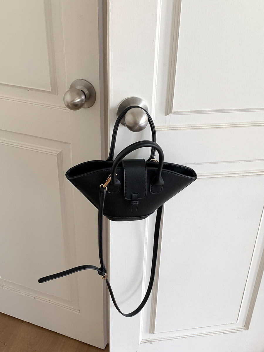 PU Crossbody Bucket Zipper Lady Style