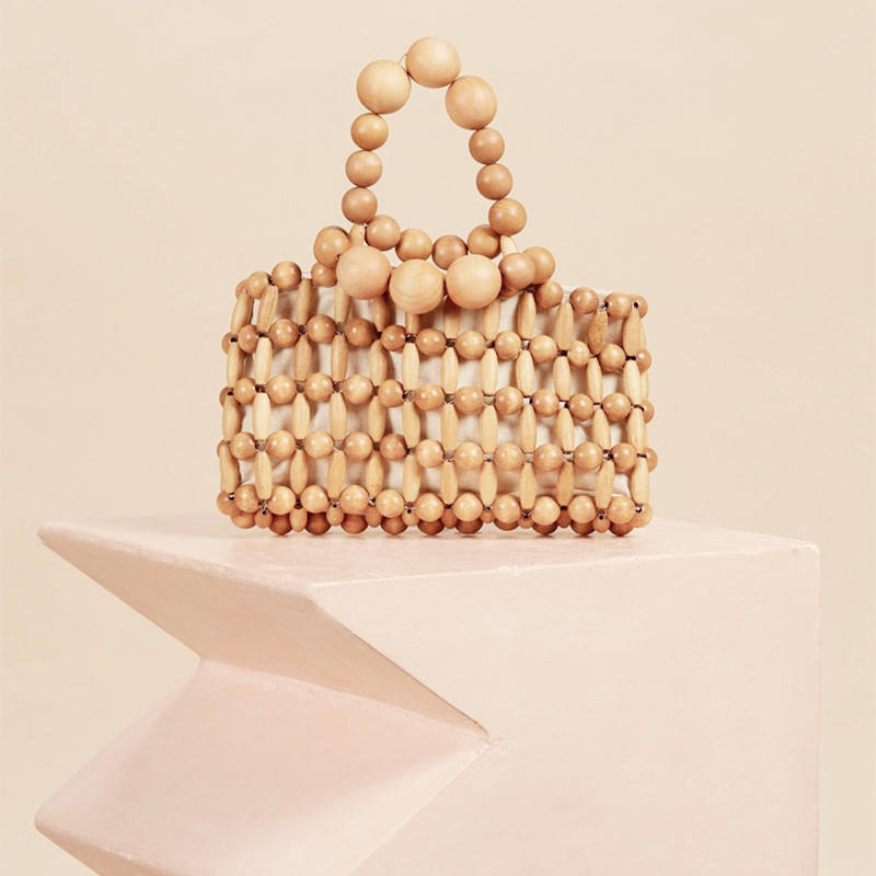 DIY Vintage Beach Bag Handmade Beaded Woven Ladies Bags