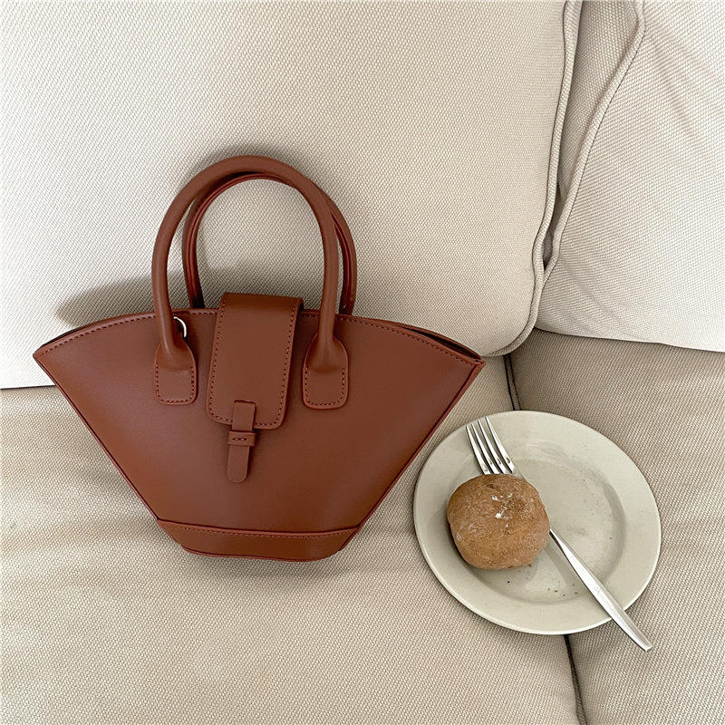 PU Crossbody Bucket Zipper Lady Style