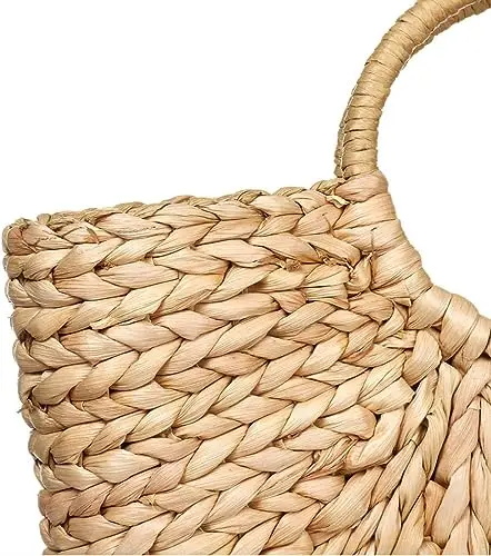 bamboo Rattan Woven Hand bag Ladies Messenger Beach Straw Clutch Tote Bag