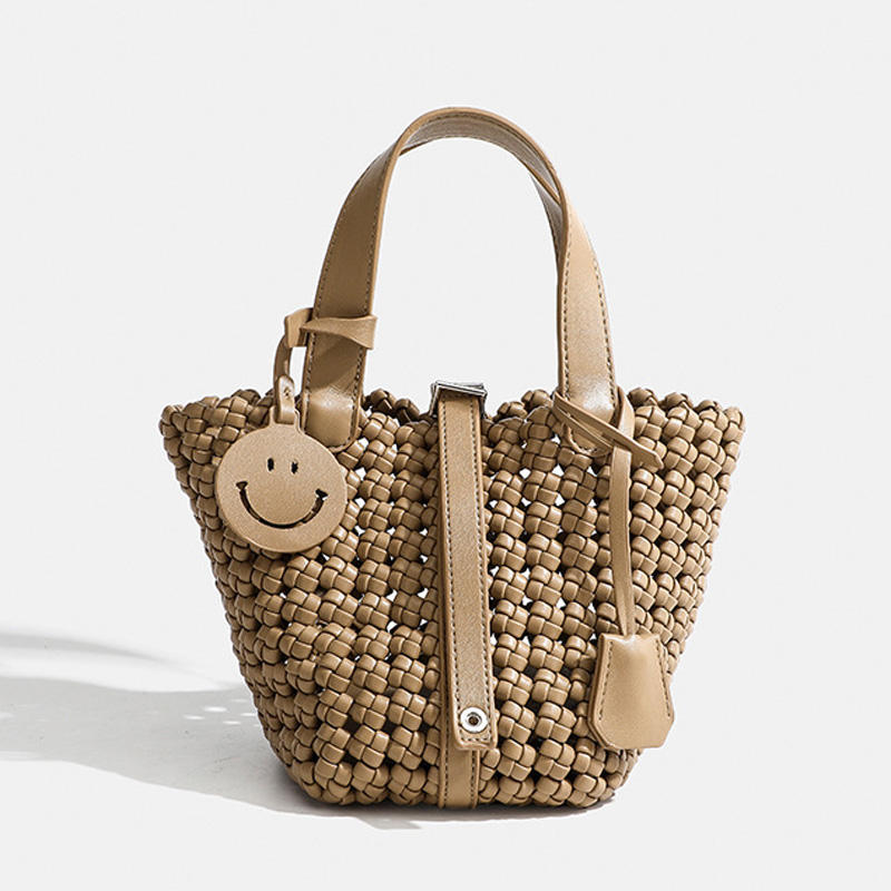 Nylon Neoprene Woven Handbag
