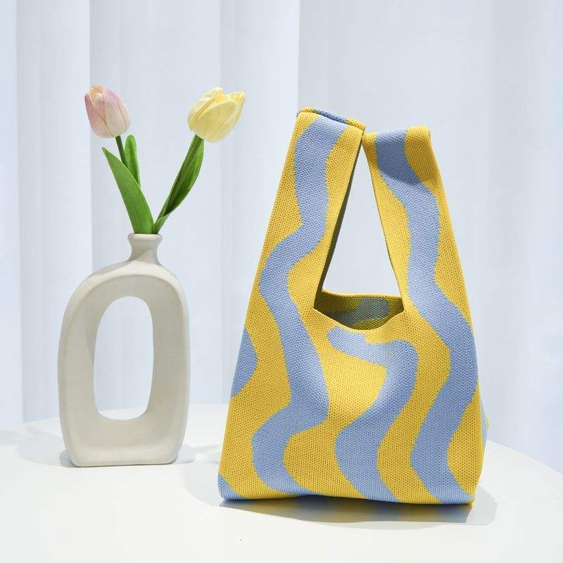 Handbags Crochet Tote Knitting Bag for Women Shoulder Bag